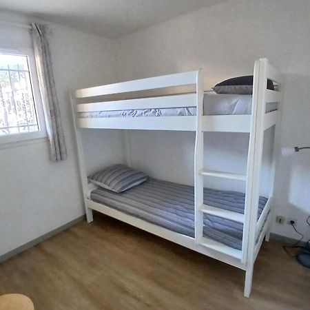Plain-Pied Jardin 6 Personnes Clim Vue Mer Parking Wifi Terrasse Piscine Dans La Residence Saint-Pierre-la-Mer  Bagian luar foto