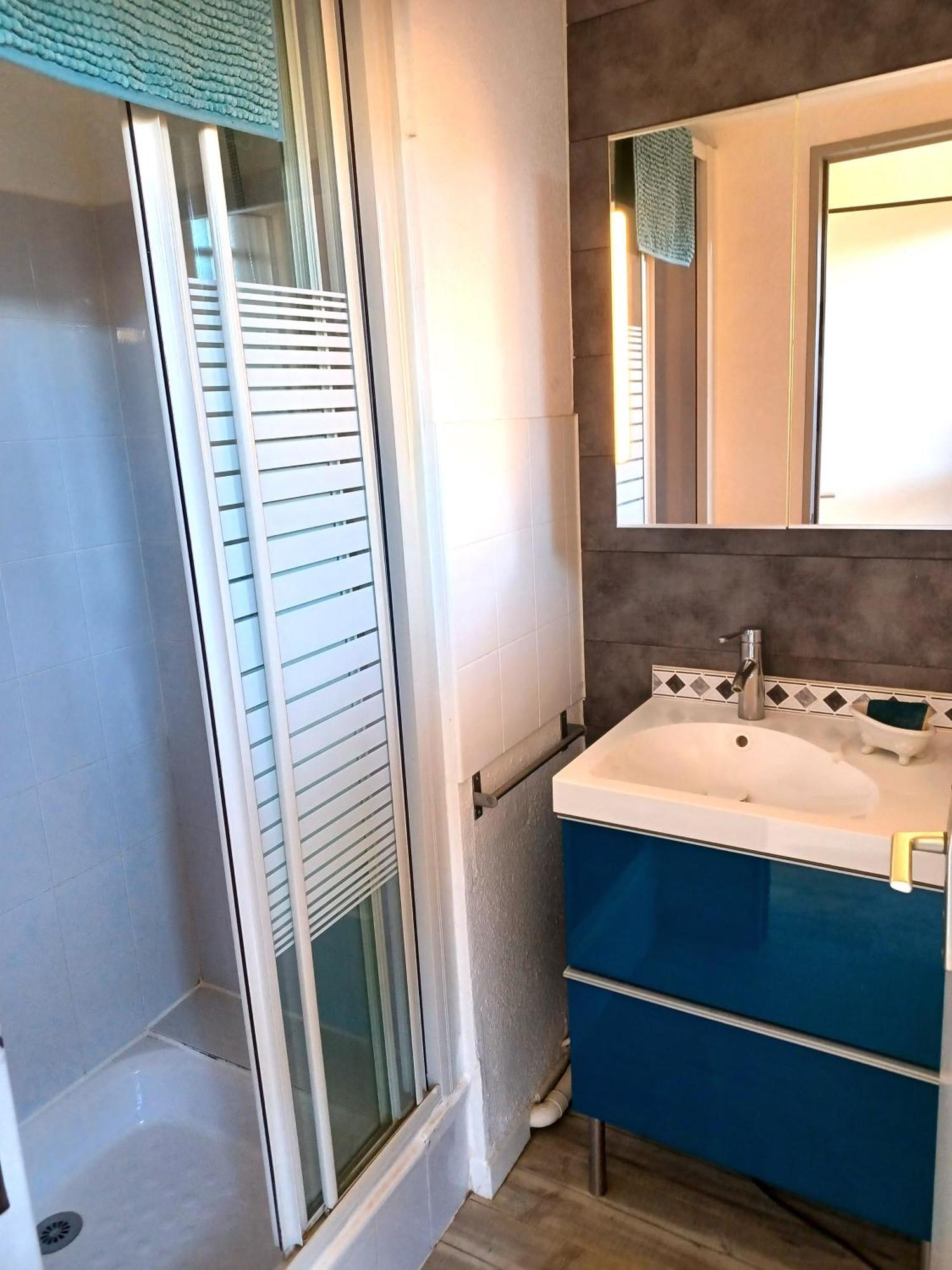 Plain-Pied Jardin 6 Personnes Clim Vue Mer Parking Wifi Terrasse Piscine Dans La Residence Saint-Pierre-la-Mer  Bagian luar foto