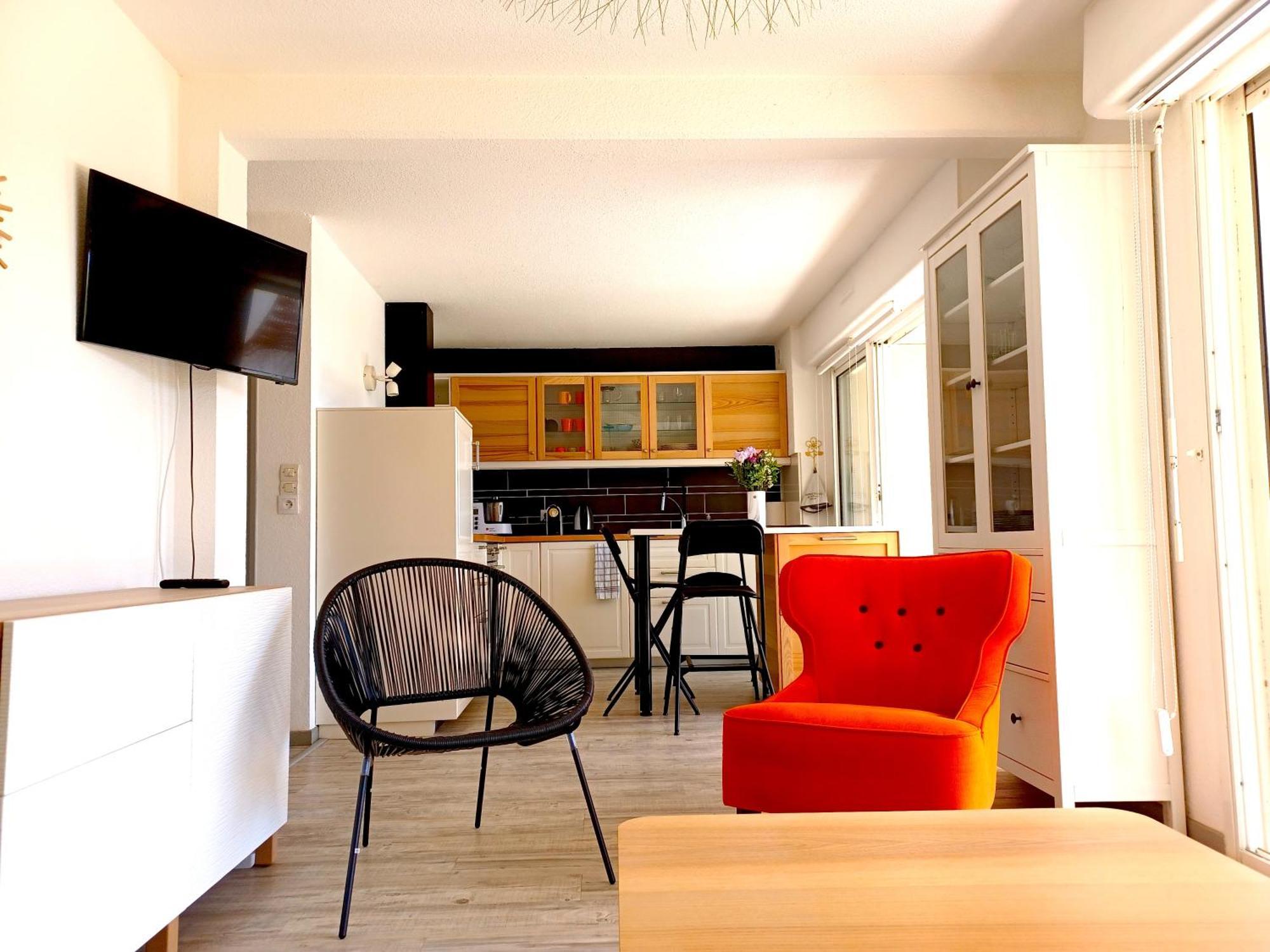 Plain-Pied Jardin 6 Personnes Clim Vue Mer Parking Wifi Terrasse Piscine Dans La Residence Saint-Pierre-la-Mer  Bagian luar foto