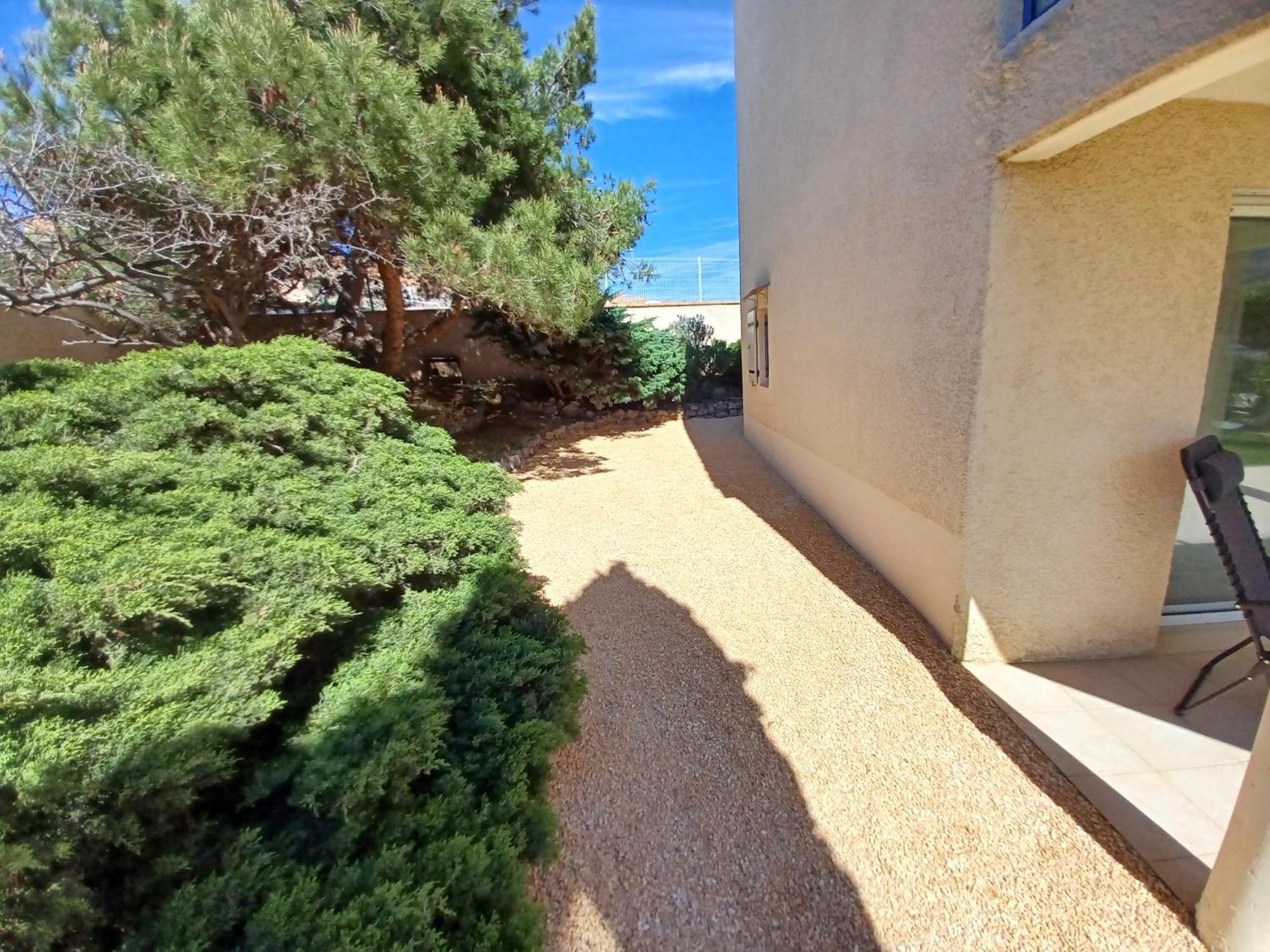Plain-Pied Jardin 6 Personnes Clim Vue Mer Parking Wifi Terrasse Piscine Dans La Residence Saint-Pierre-la-Mer  Bagian luar foto